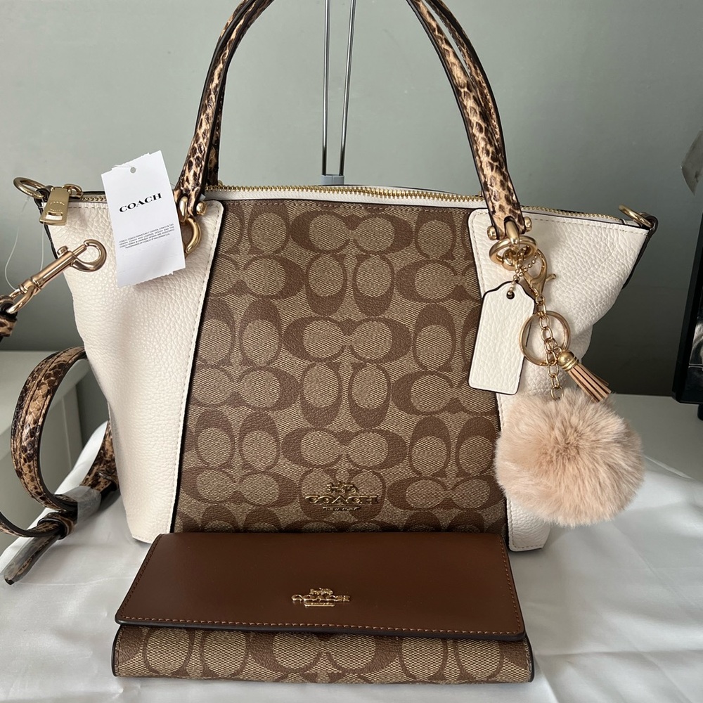 Coach Kacey Satchel And Wallet
